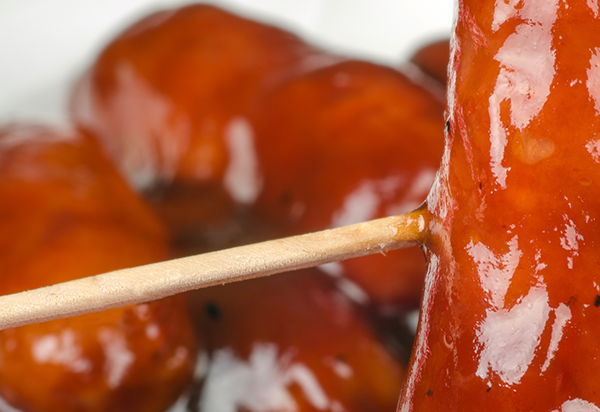 German Weiner Holiday Appetizers with HERO Black Currant