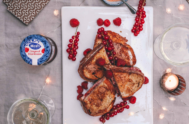 Stuffed French Toast with Hero Black Cherry