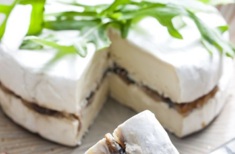 Brie Stuffed with HERO Black Currant & Walnuts