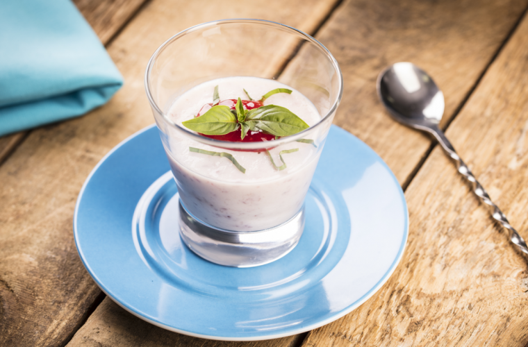 Panna Cotta of Hero Cassis and Hero Strawberry 